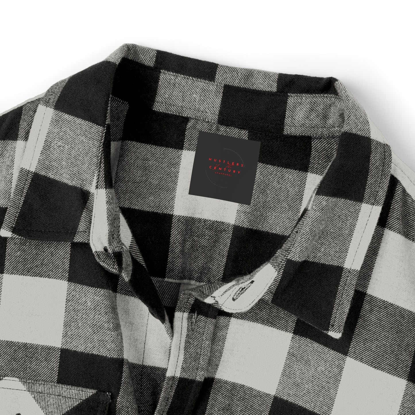 HOTC Tux Flannel Shirt Black/White