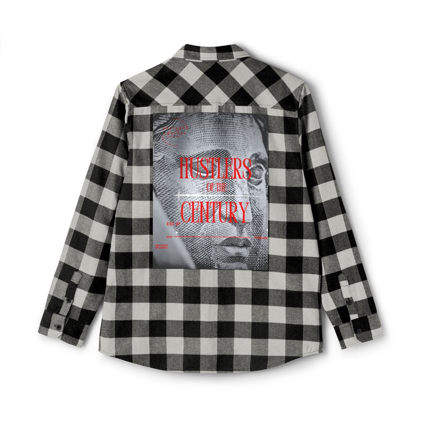 HOTC Tux Flannel Shirt Black/White