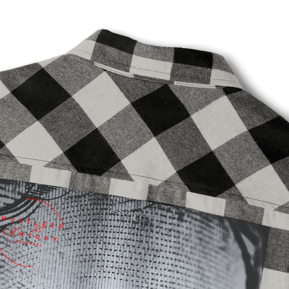 HOTC Tux Flannel Shirt Black/White
