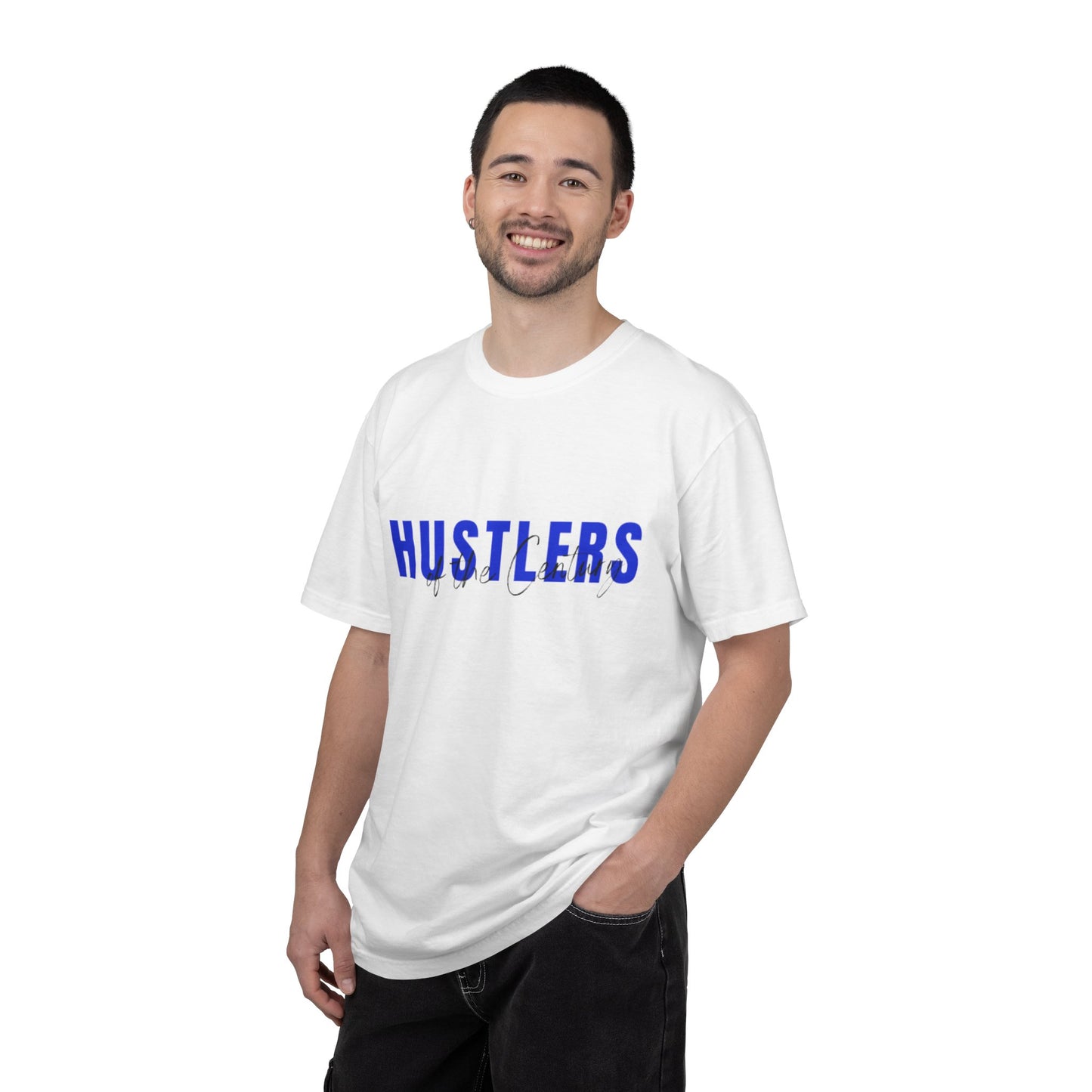 HOTC  WHITE TEE Royal/Black